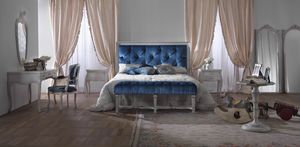 Easy letto, Letto classico con testata capitonn