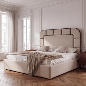 CANALETTO CANALE / letto, Letto imbottito, con vano contenitore