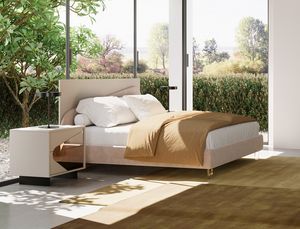 Dora letto, Letto contenitore dal design moderno