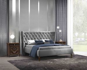 Prestige 2 Art. C22015 - C22016, Letto con ampia ed avvolgente testiera