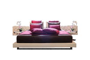 Character, Letto generosa testiera con imbottitura capitonn�