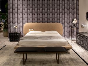 DAN, Letto imbottito dal design morbido