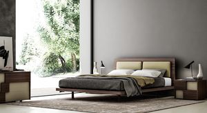 COSTANTINA, Elegant letto in legno