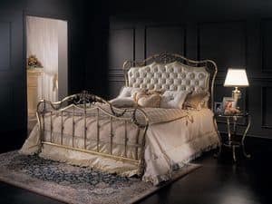 FIORELLA 1293-C, Letto matrimoniale classico, in ottone per Camere da letto