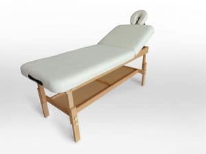 Lettino massaggi professionale fisso - LM190LUX, Lettino massaggi professionale per spa