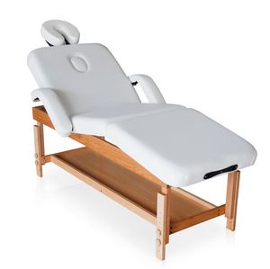 Lettino da massaggio legno fisso multiposizione 225 cm Massage-pro LM190LUP, Lettino da massaggio multiposizione