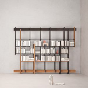F.T.B., Libreria in legno di iroko