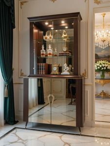 Art. 4024 Bar, Raffinata vetrina bar con ante a specchio