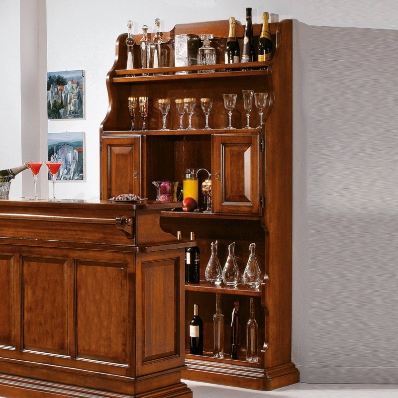 Umbra Porta bottiglie da tavolo in legno dal design moderno ed elegante  collezione Vinola
