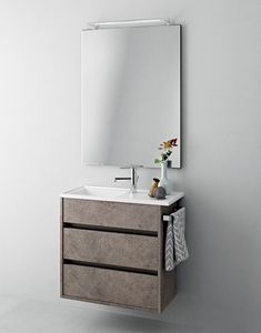 Duetto comp.17, Mobile bagno salvaspazio con cassetti