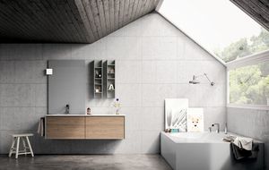 Dress 2.0 comp.09, Composizione per arredo bagno in stile moderno