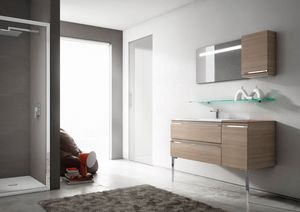 Mistral comp.02, Mobile da bagno dal design ricercato