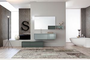 Tender comp.02, Composizione di mobili bagno in stile moderno