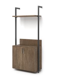 Art. 30871 Mobile con ante, Mobiletto per camere di hotel e strutture ricettive