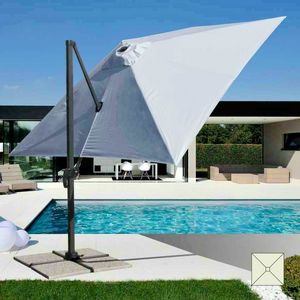 Ombrellone alluminio giardino professionale  PA303UFR, Ombrellone con braccio,  per piscine e ristoranti all'aperto