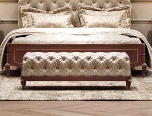 Bellini Royal Art. C8424-C, Panca in stile classico con seduta capitonn�