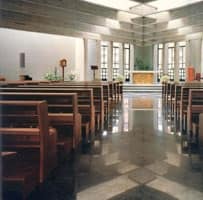 Ecclesia, Panca moderna in legno massiccio per chiese