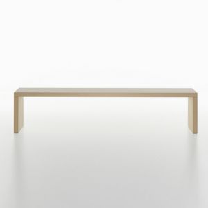 Bench mod. 0628-01, Panca lineare in legno massiccio