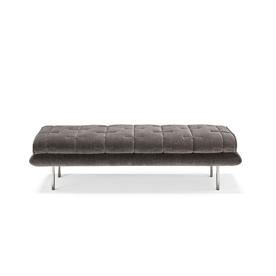 Set Di 2 Sedie Pieghevoli Design Londra - Modello LUCIE - Struttura Metallo E Seduta Imbottita In PVC