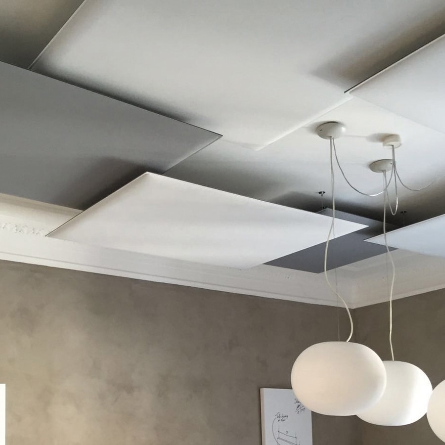 Oversize ceiling, Pannelli fonoassorbenti da soffitto