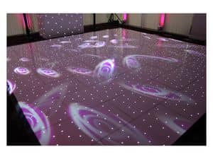 Light-Floor, Pedana smontabile per discoteche e feste