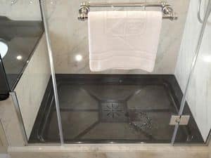 Piatto doccia 001, Piatto doccia, realizzabile su misura, in marmo o granito