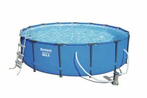 Piscina fuori terra Bestway 56488 Rotonda Steel Pro MAX 457x107 cm - 56488, Piscina tonda, amovibile