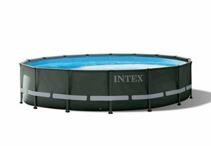 Piscina Intex 26326 Ultra XTR Frame Fuori Terra 488x122cm Rotonda - 26326, Robusta e solida piscina fuori terra