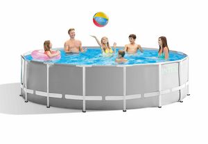 Piscina Intex 26726 ex 26736 Fuori Terra Prism Frame Rotonda 457x122 - 26726, Piscina rotonda da giardino