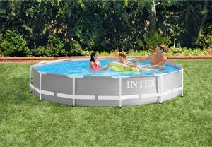 Piscina Fuori Terra Intex 26710 Ex 28710 Rotonda Prism Frame 366x76 cm - 26710, Piscina fuori terra in pvc laminato