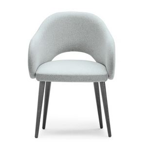 Airy 06131, Comoda poltroncina imbottita, con gambe in legno