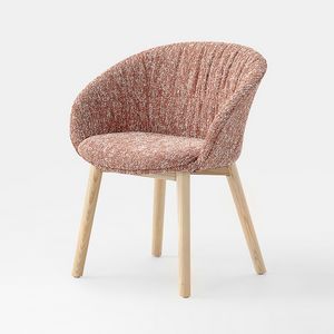 Konny Soft, Poltroncina imbottita, con gambe in legno