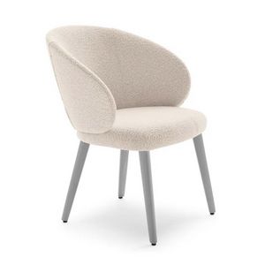 Lily 04561L, Poltroncina imbottita, con gambe in legno massello