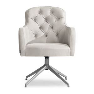 Euforia 00133K, Poltroncina a pozzetto girevole, con imbottitura capitonn�