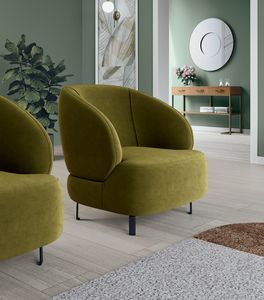 Art. 92151, Avvolgente poltrona dal design contemporaneo