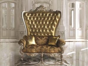 B/120/4 The Throne, Ampia poltrona classica per lussuose hall e ristoranti