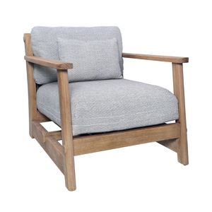 Bhumi 02C3, Poltrona in legno teak