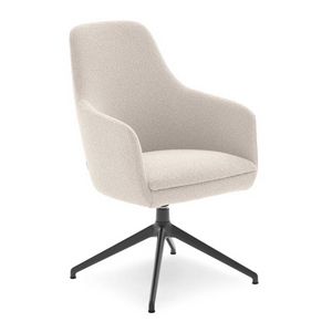 Danielle 03633, Poltrona con base girevole in alluminio