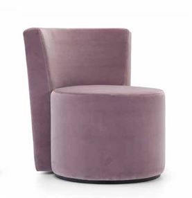 Art. 41015 Poltrona di design, Poltrona design con seduta tonda