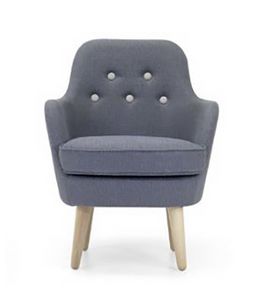 Art. 41017 Poltrona retr�, Poltrona a met� fra stile retr� e nordico