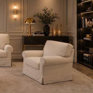 BRIGITTE poltrona, Poltrona con rivestimento sfoderabile