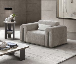 PERLA poltrona, Poltrona contemporanea dalle forme morbide