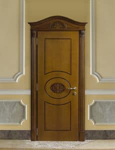 Art. 49500 Puccini, Porta pantografata in legno, in stile classico di lusso