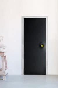 Ring, Porta battente, elegante maniglia a foro circolare, adatta per ambienti dal design raffinato