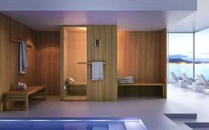 HITA, Sauna per bagno moderno, in legno, innovativa e funzionale