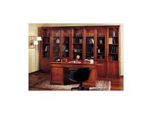 Studio classico direzionale - scrivania, Scrivania in legno per ufficio direzionale, stile classico