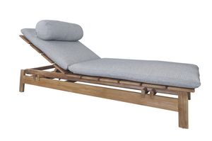 Banawa 0584, Lettino in legno Teak, anche con cuscini