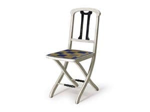 Art.192 sedia, Sedia pieghevole in legno, stile classico