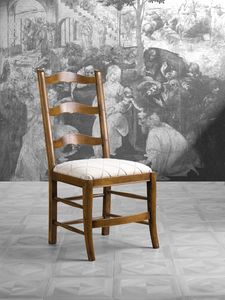 Art. 85/C sedia, Sedia classica, con schienale a motivo orizzontale
