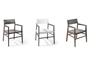 Aruba sedia con braccioli, Sedia con braccioli, dal design semplice, personalizzabile